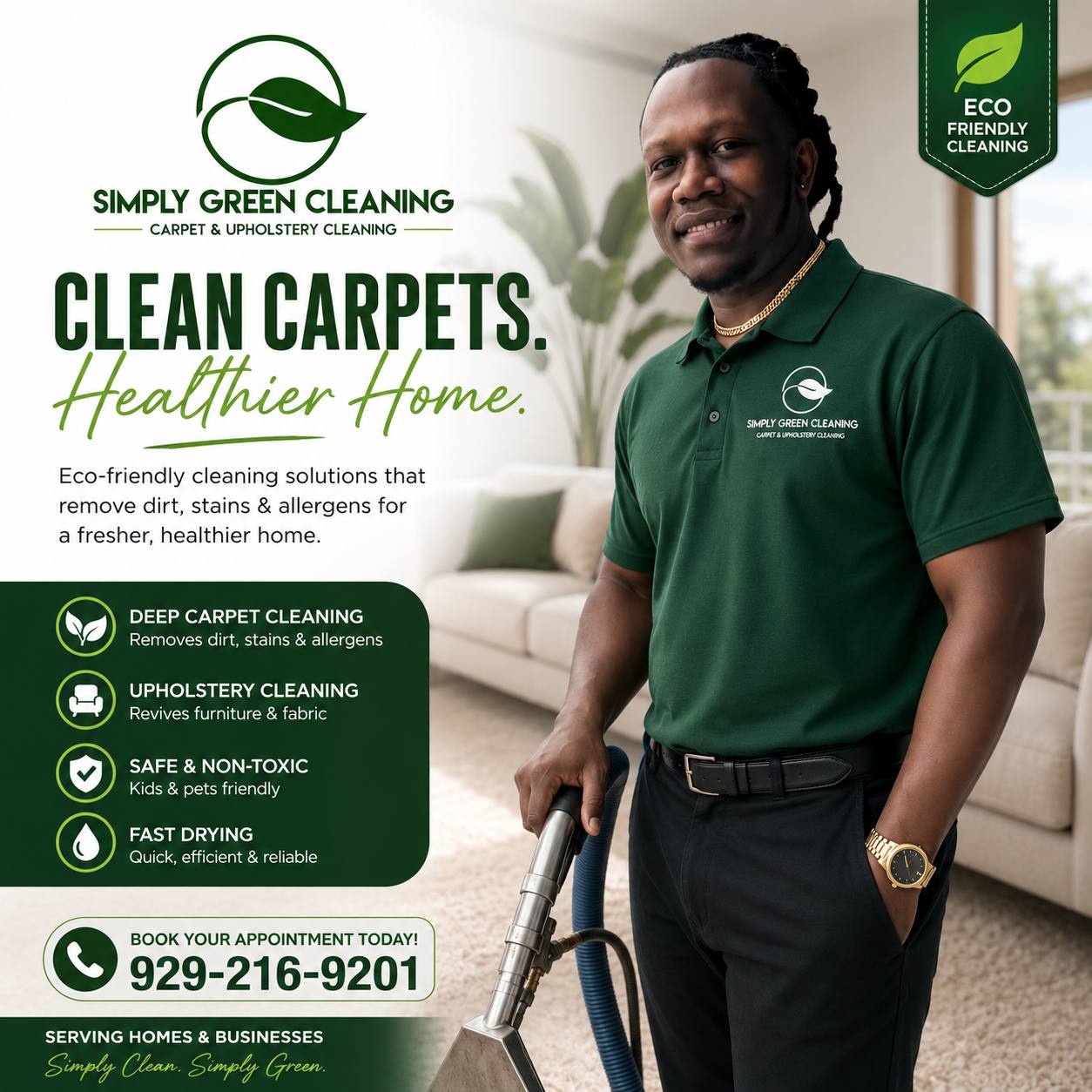 Simply Green Cleaning professional